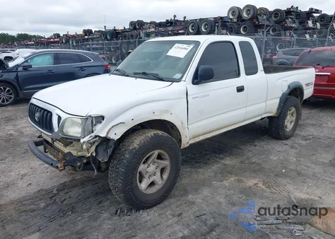 2004 Toyota Tacoma Base V6 z USA, uszkodzony, nr VIN 5TEWN72N54Z438399